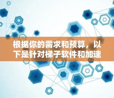根据你的需求和预算,以下是针对梯子软件和加速器的建议
