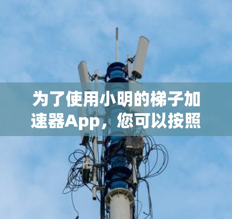 为了使用小明的梯子加速器App，您可以按照以下步骤操作
