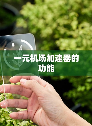 一元机场加速器的功能 一元机场加速器的功能