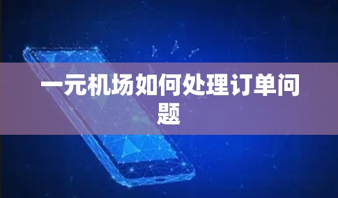 一元机场如何处理订单问题