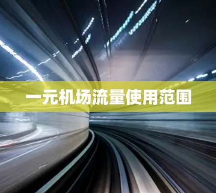 一元机场流量使用范围