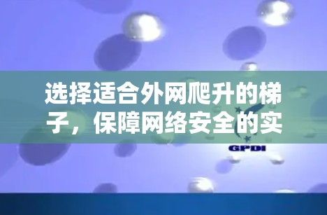 选择适合外网爬升的梯子,保障网络安全的实用之选 选择适合外网爬升的梯子,保障网络安全的实用之选