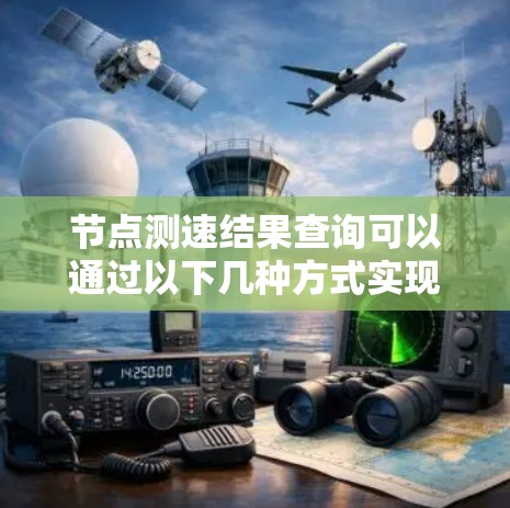 节点测速结果查询可以通过以下几种方式实现