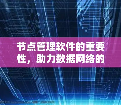 节点管理软件的重要性,助力数据网络的高效与安全 节点管理软件的重要性,助力数据网络的高效与安全