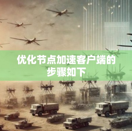 优化节点加速客户端的步骤如下