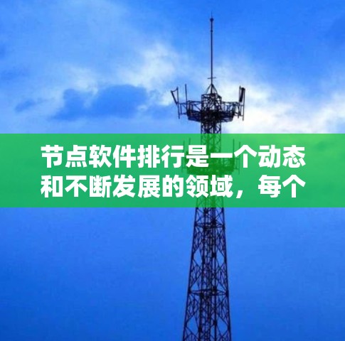 节点软件排行是一个动态和不断发展的领域，每个节点软件都有其特定的用途和适用场景。以下是一个基于用户需求整理的节点软件排行