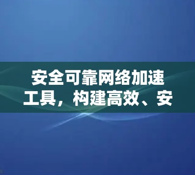 安全可靠网络加速工具，构建高效、安全的网络加速方案