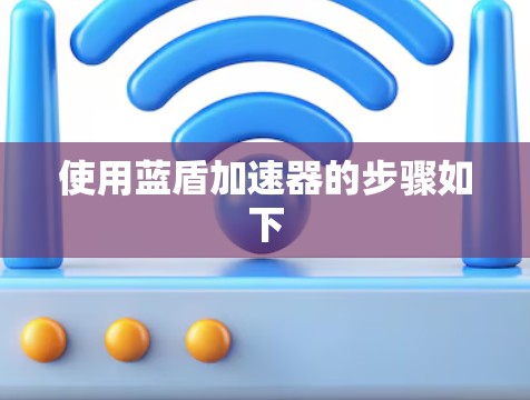 使用蓝盾加速器的步骤如下 使用蓝盾加速器的步骤如下
