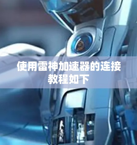使用雷神加速器的连接教程如下 使用雷神加速器的连接教程如下